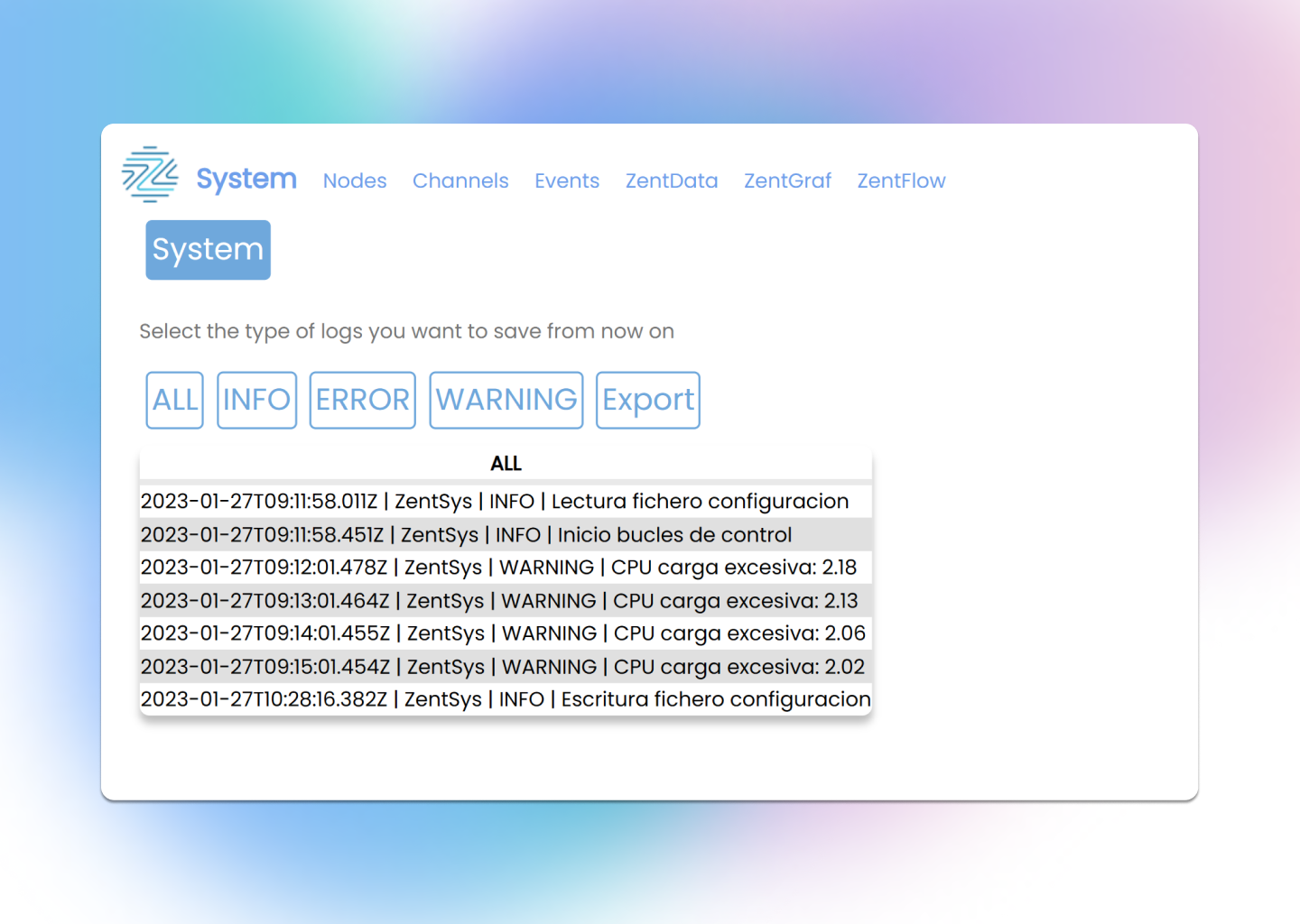 system section