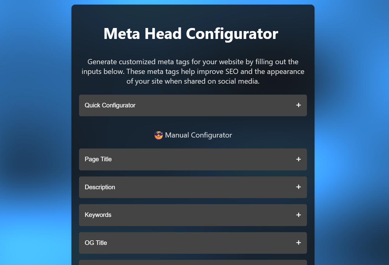  Meta Head Configurator COVER 